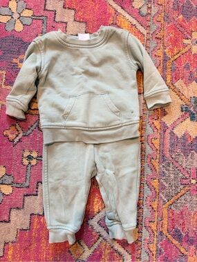 GAP Sage Green Sweatshirt & Joggers Set